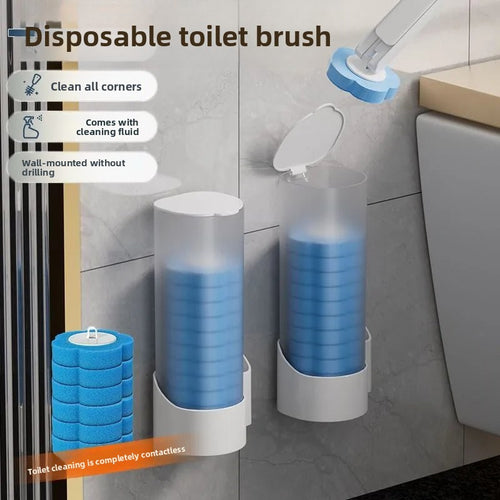 FreshClean Disposable Toilet Brush System