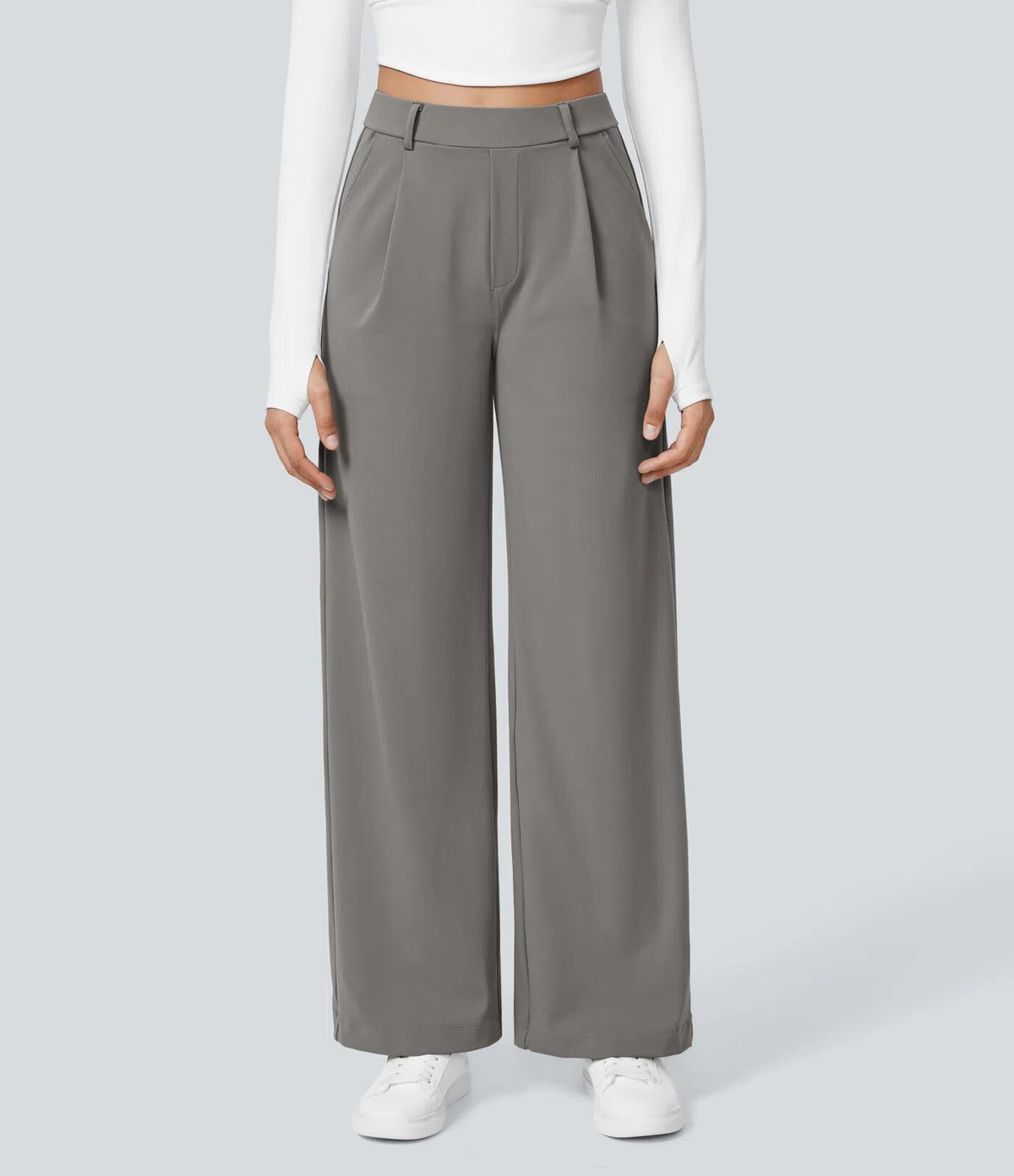 Terra Flex DayStretch High Waisted Pocket Straight Leg Work Pants