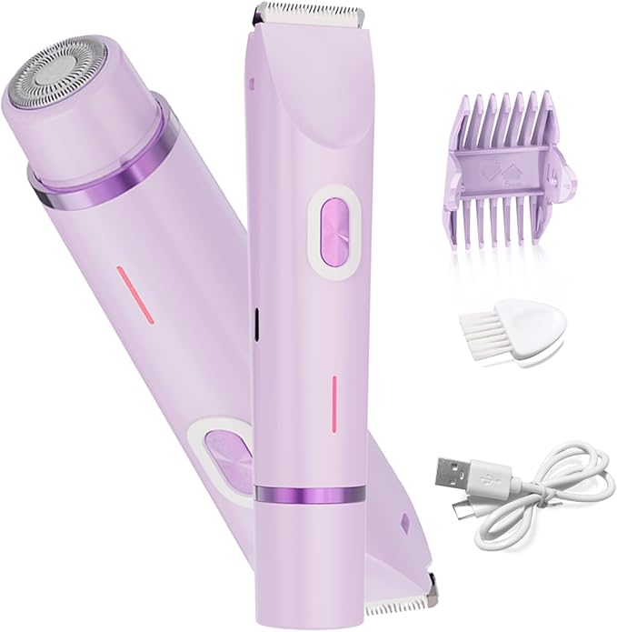 Double Head USB Rechargeable Hair Removal Shaver