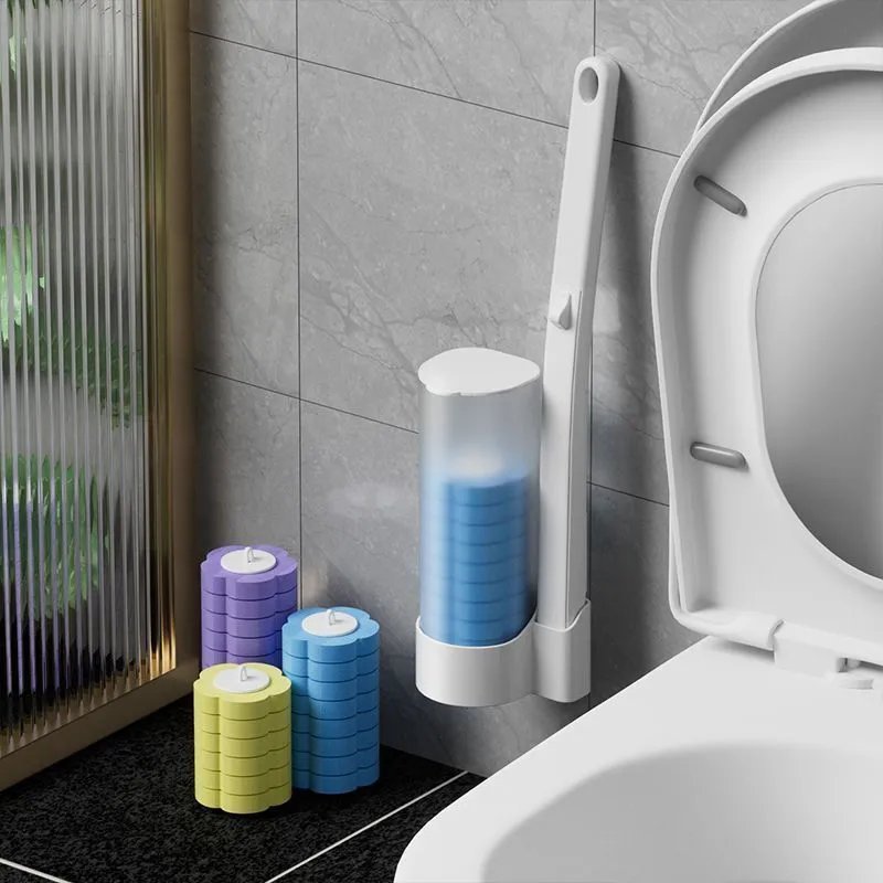 FreshClean Disposable Toilet Brush System