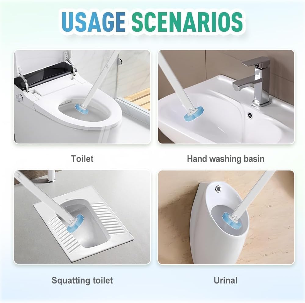FreshClean Disposable Toilet Brush System