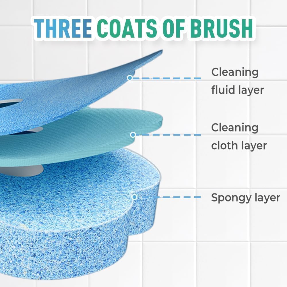 FreshClean Disposable Toilet Brush System