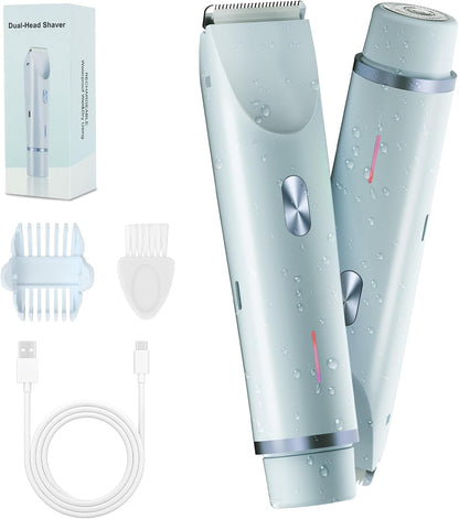 Double Head USB Rechargeable Hair Removal Shaver
