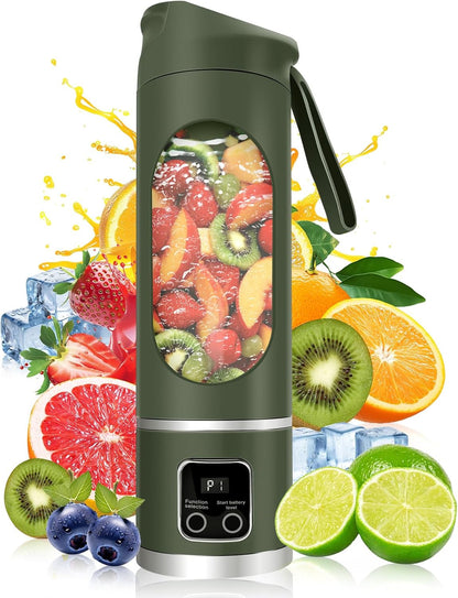 Ultimate Portable Blender! USB Rechargeable & Compact for Smoothies On-The-Go - Perfect Travel, Back To School & Gym! Leak Proof Design, Makes Shakes & Baby Food in Seconds cup juicer rechargeable mini blender vegetable