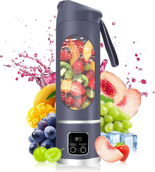 Ultimate Portable Blender! USB Rechargeable & Compact for Smoothies On-The-Go - Perfect Travel, Back To School & Gym! Leak Proof Design, Makes Shakes & Baby Food in Seconds cup juicer rechargeable mini blender vegetable