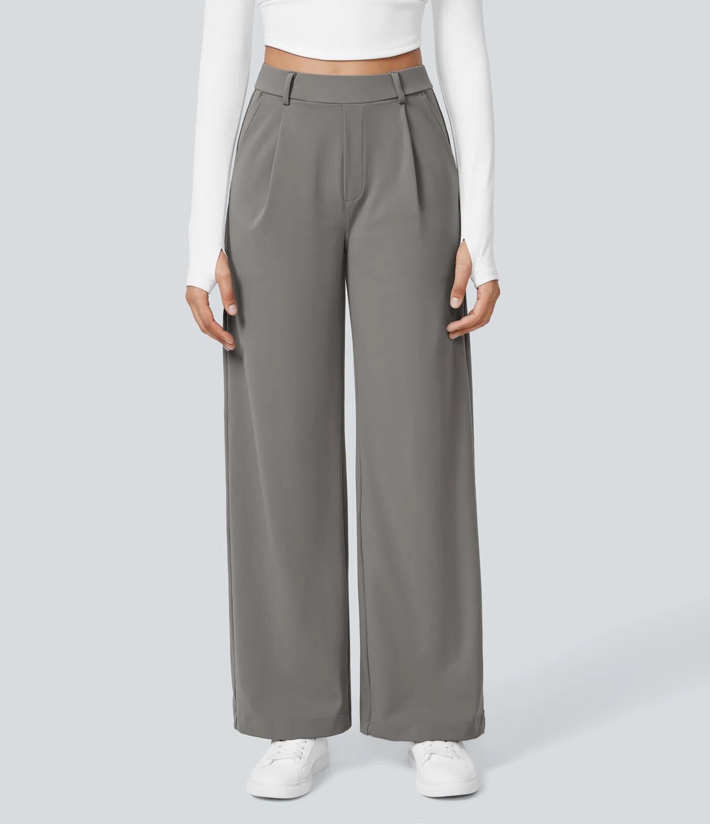 Terra Flex DayStretch High Waisted Pocket Straight Leg Work Pants