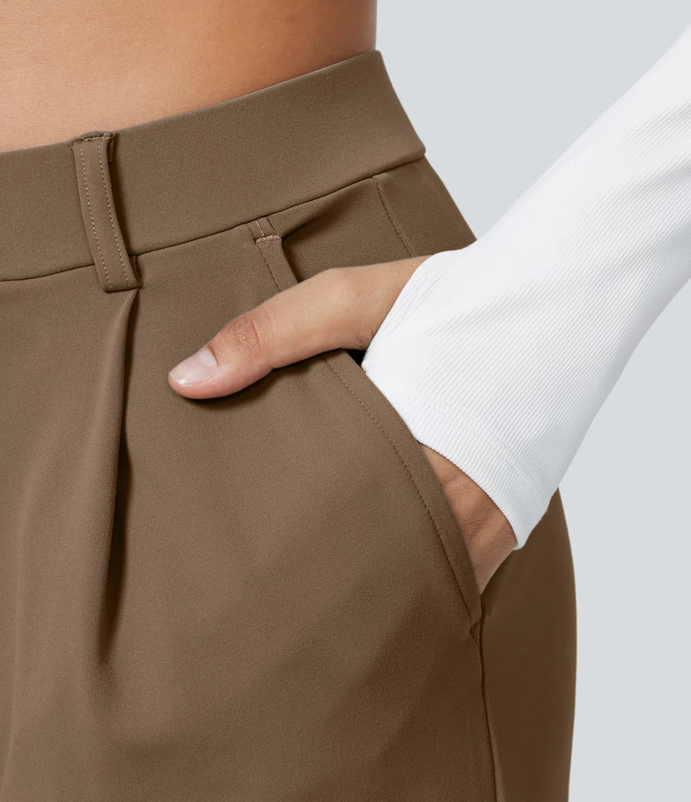 Terra Flex DayStretch High Waisted Pocket Straight Leg Work Pants