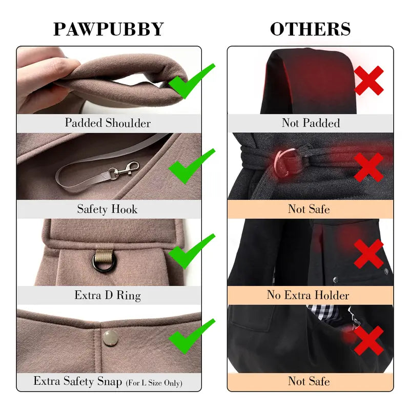 PawHug™ Crossbody Pet Carrier