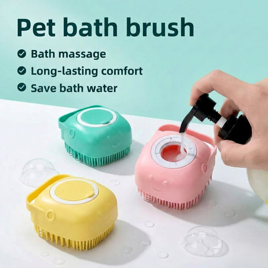 FurCare Silicone Dog Bath Brush
