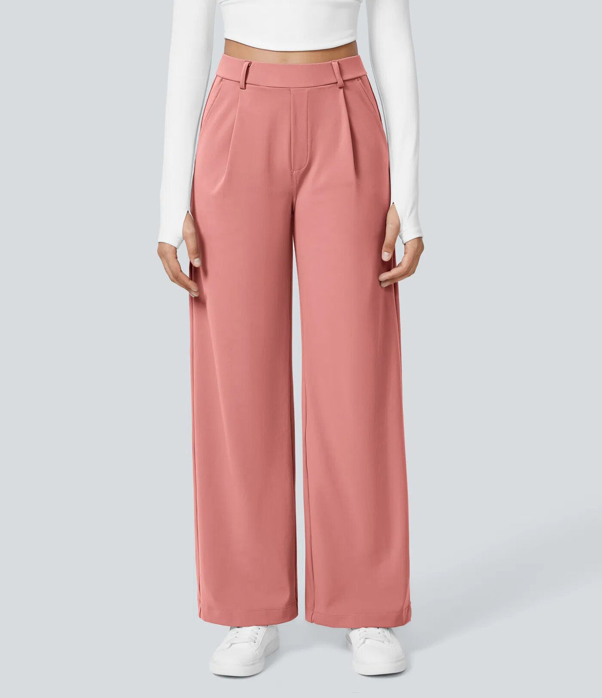 Terra Flex DayStretch High Waisted Pocket Straight Leg Work Pants