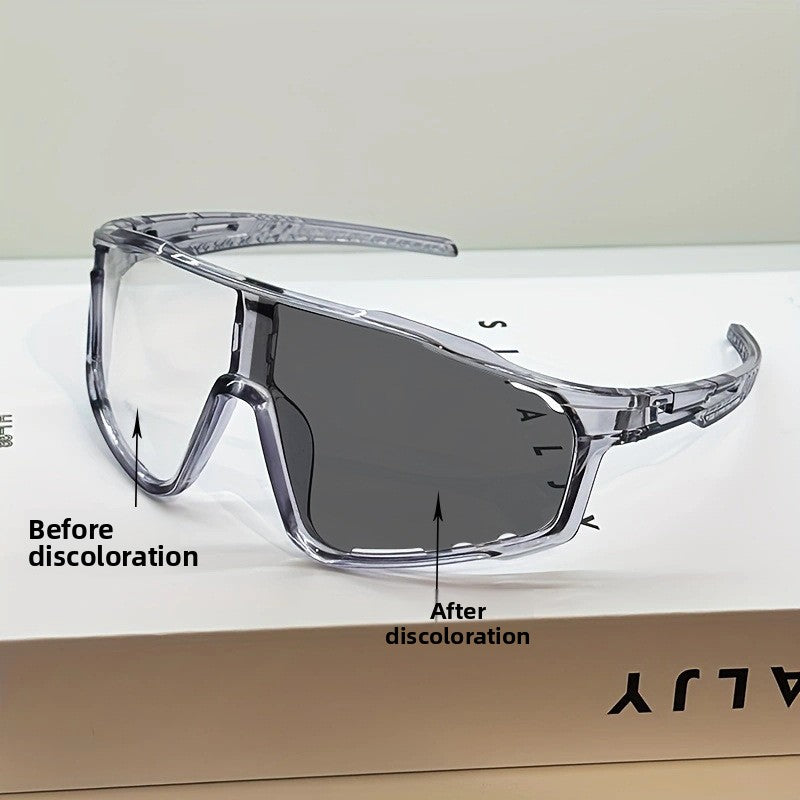 UV 400 Photochromic Polarized Safety Glasses