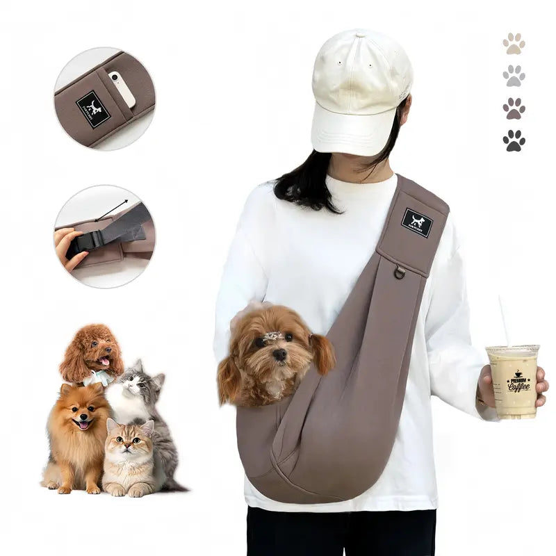 PawHug™ Crossbody Pet Carrier