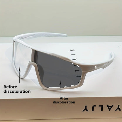 UV 400 Photochromic Polarized Safety Glasses