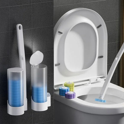FreshClean Disposable Toilet Brush System