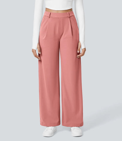 Terra Flex DayStretch High Waisted Pocket Straight Leg Work Pants