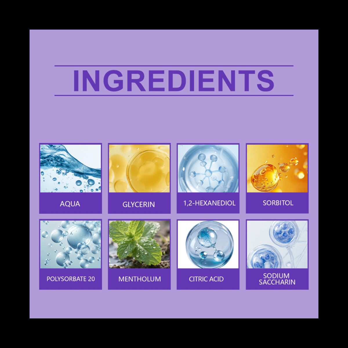 DR.DENT Purple Mouthwash - Sachets 20 Pack - Peroxide-Free - Alcohol Free - Vegan Mint