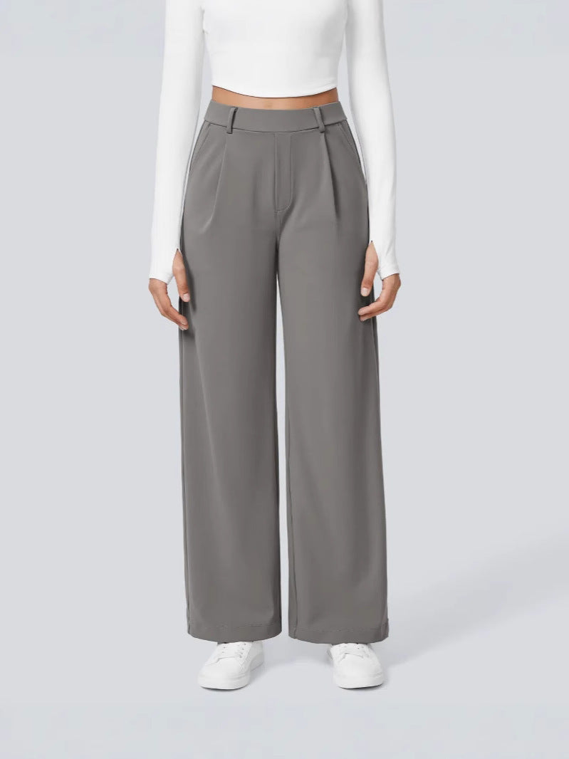 Terra Flex DayStretch High Waisted Pocket Straight Leg Work Pants