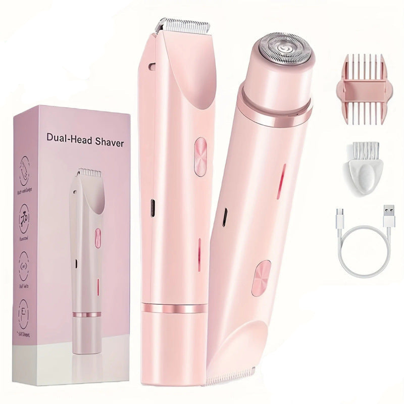 Double Head USB Rechargeable Hair Removal Shaver
