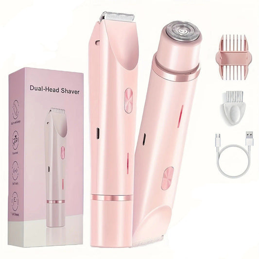 Double Head USB Rechargeable Hair Removal Shaver